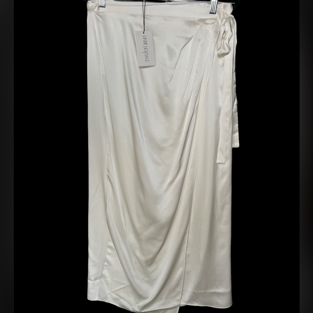 REVOLVE x Divine Heritage Wrap Satin Skirt